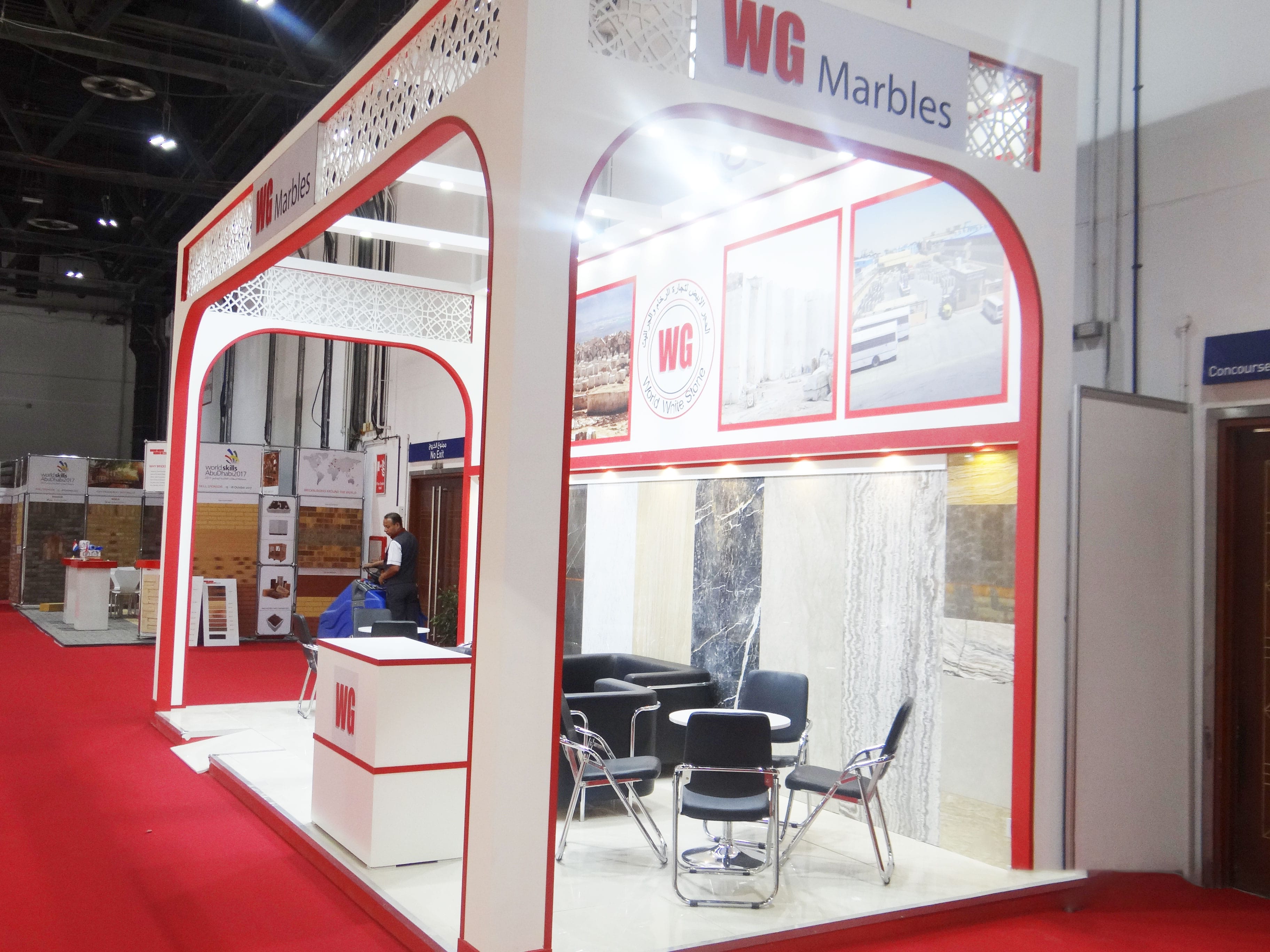 varistadesigns WG marbles exhibition stand