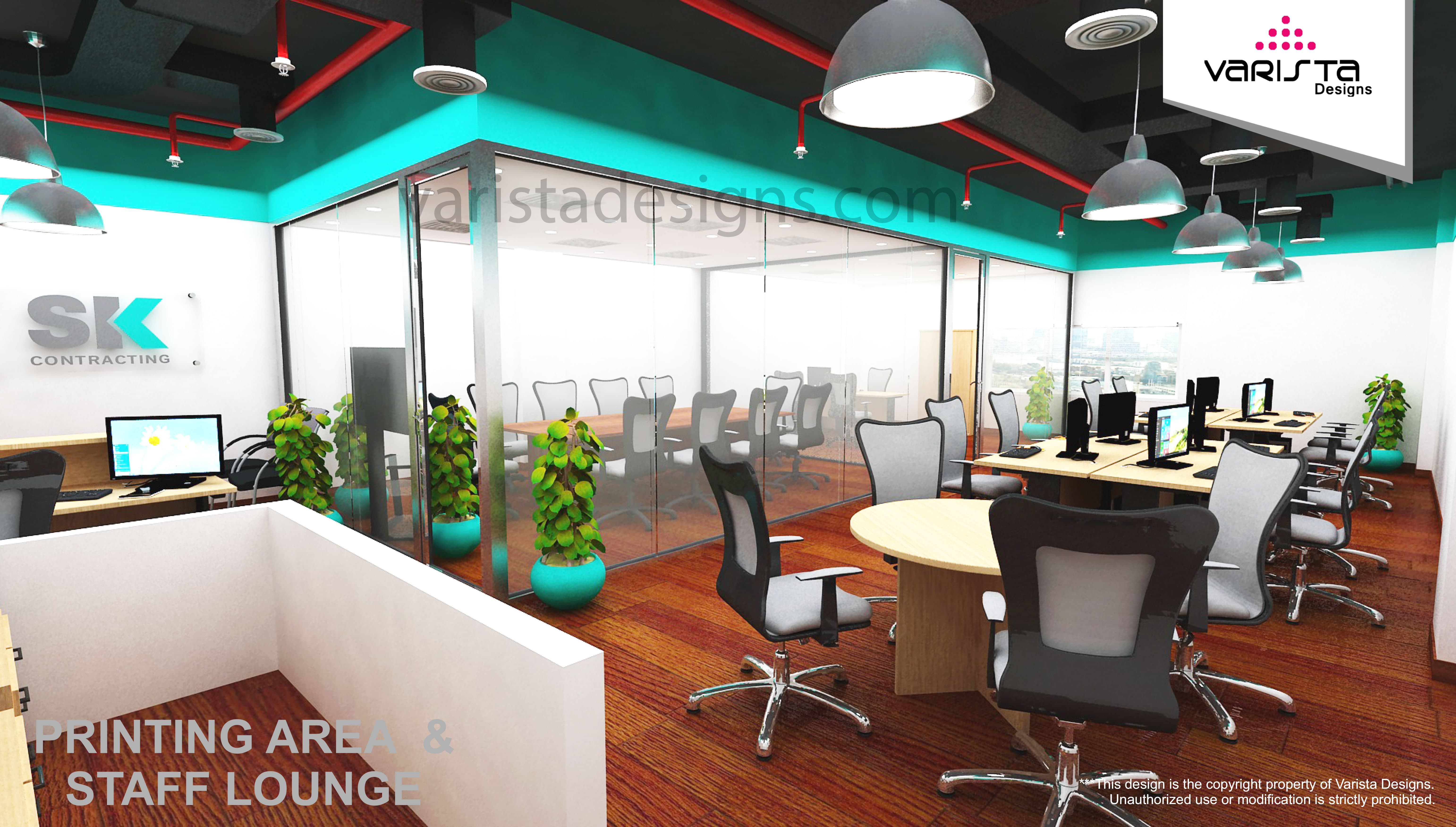 SK CONTRACTING office interior design fitout in dubai