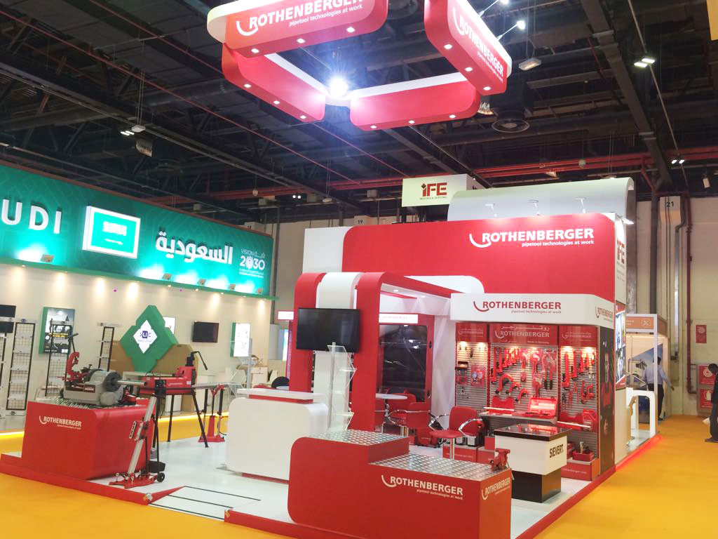rothenberger the big 5 exhibition stand builders show dubai