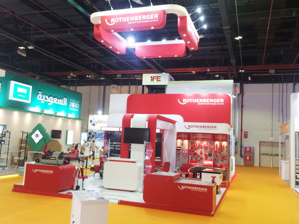 rothenberger the big 5 exhibition stand builders show dubai