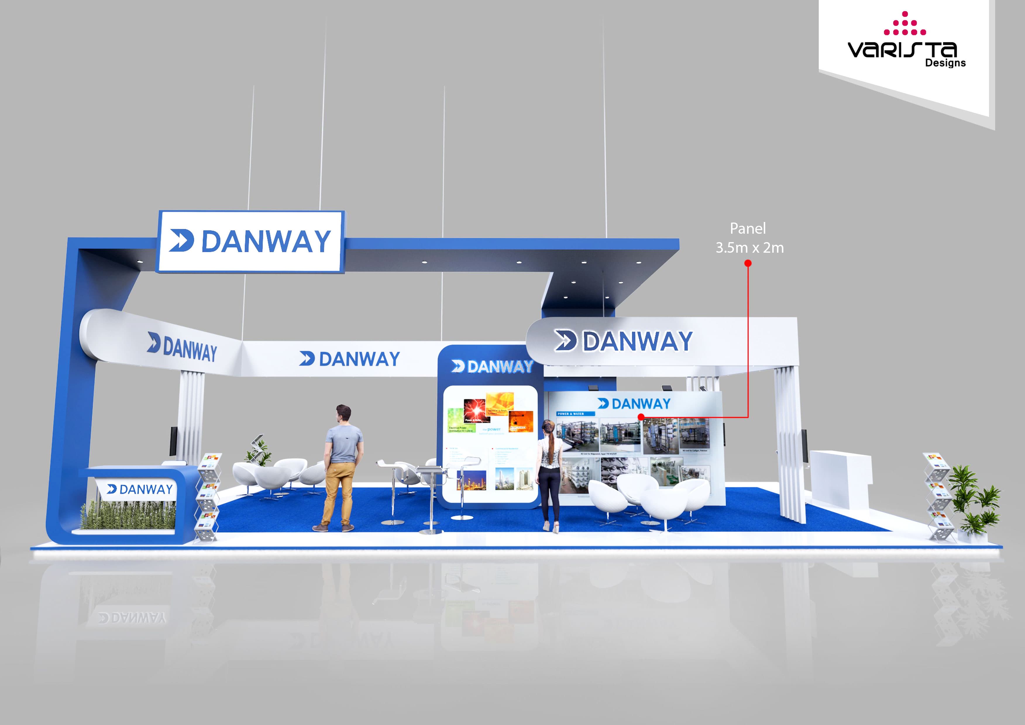 danway construction exhibition stand designs for WETEX dubai