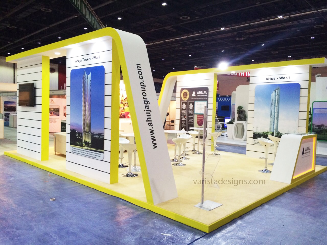 Ahuja construction exhibition stand builders
