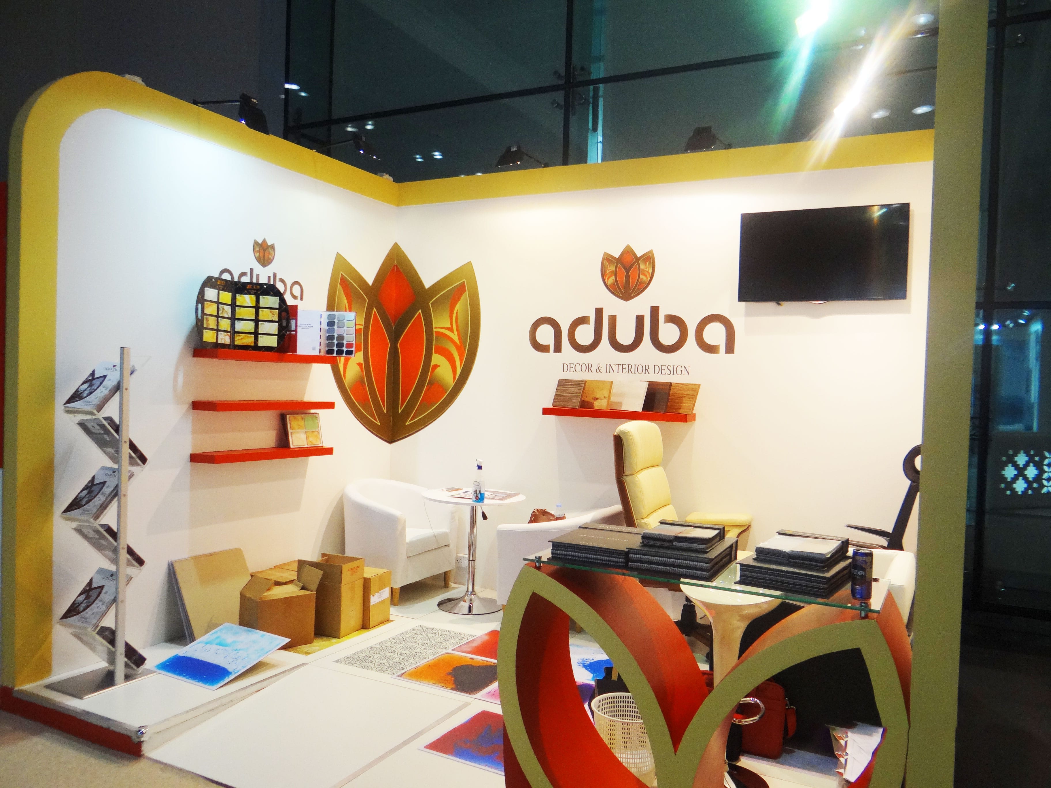 exhibition stand designers for aduba