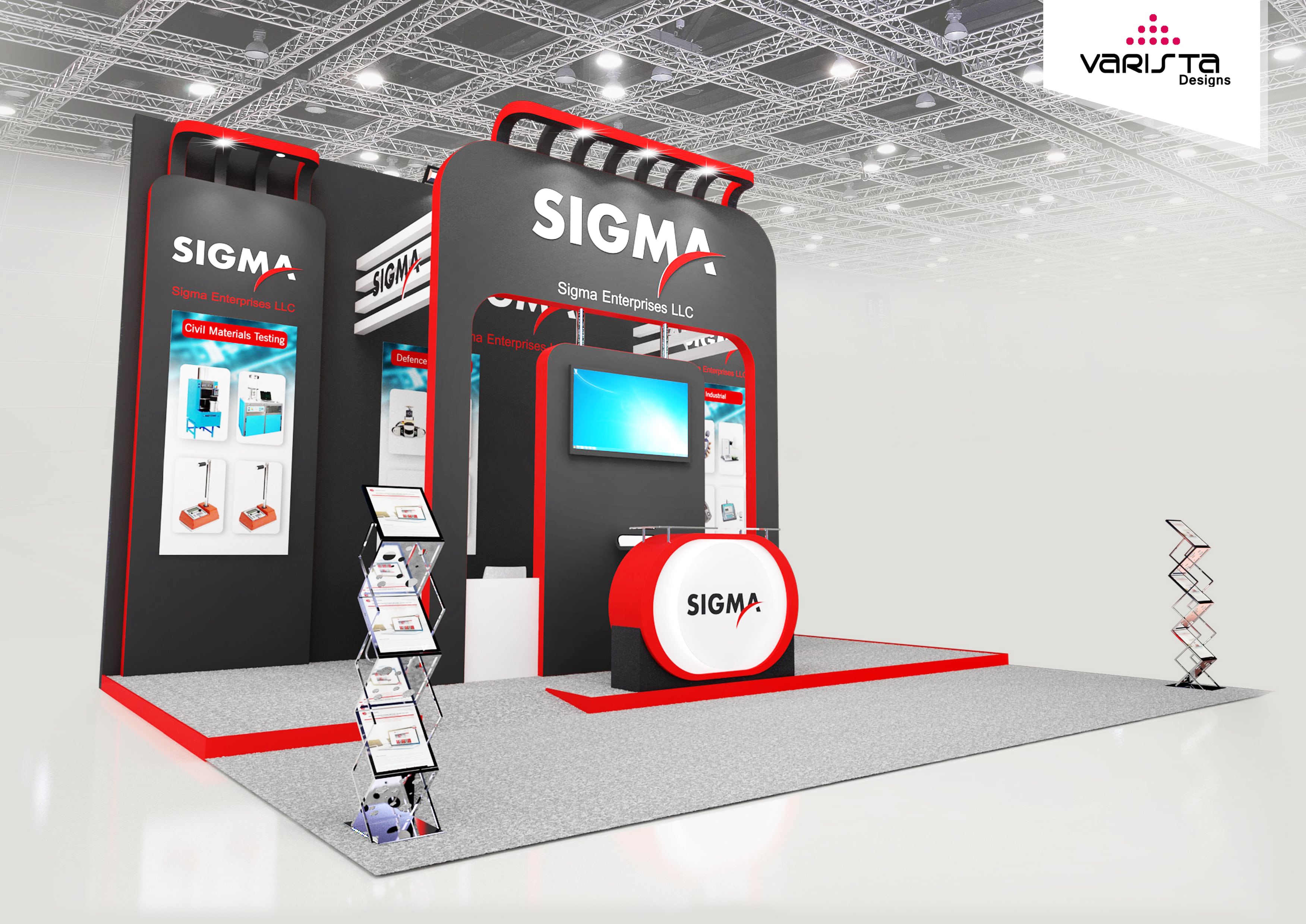 sigma enterprises exhibition stand at big5 heavy dubai