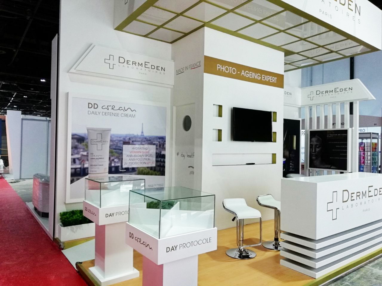 best exhihition stand contractors in Dubai derma expo