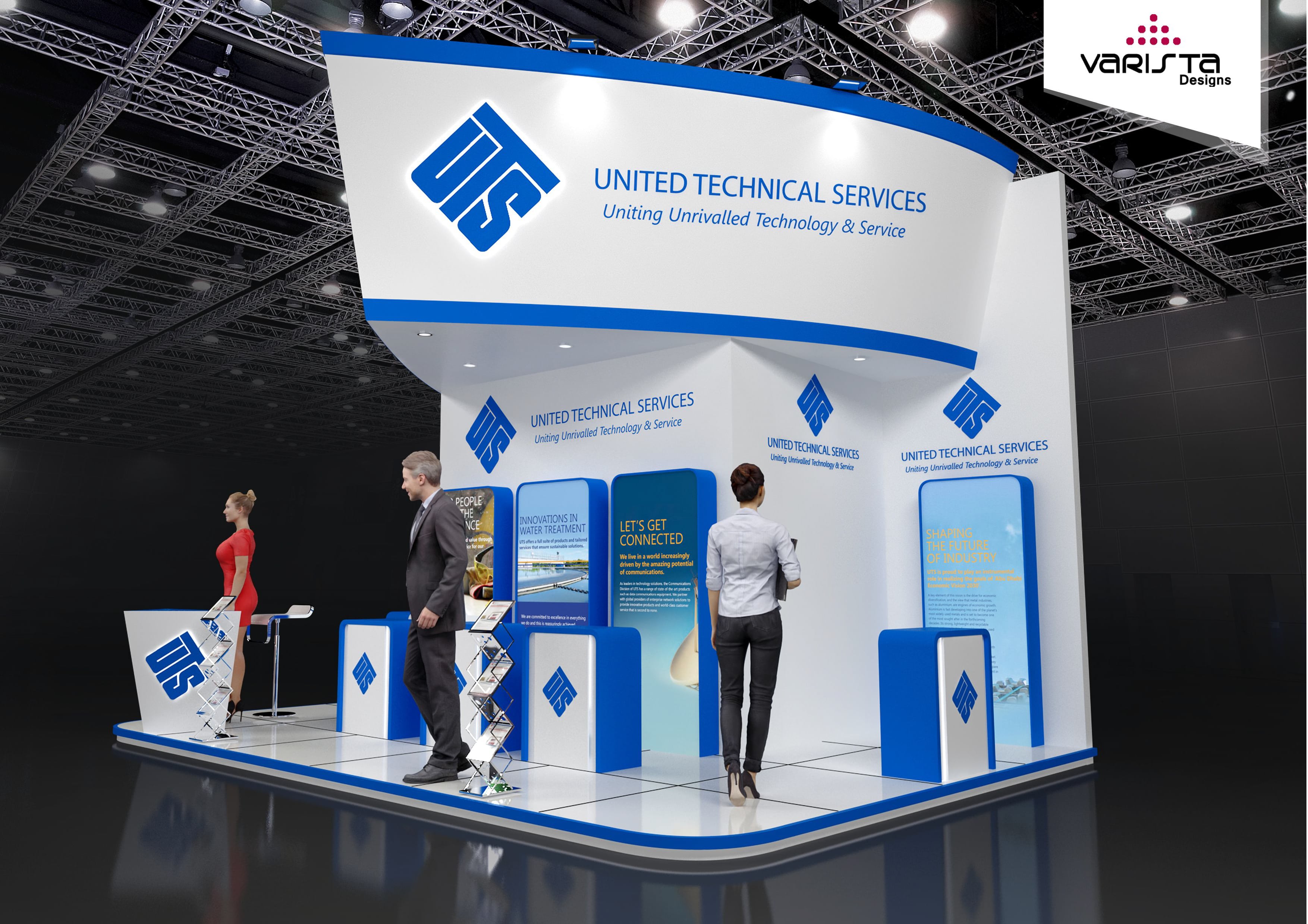 Seatrade exhibition stand for United Technical Services