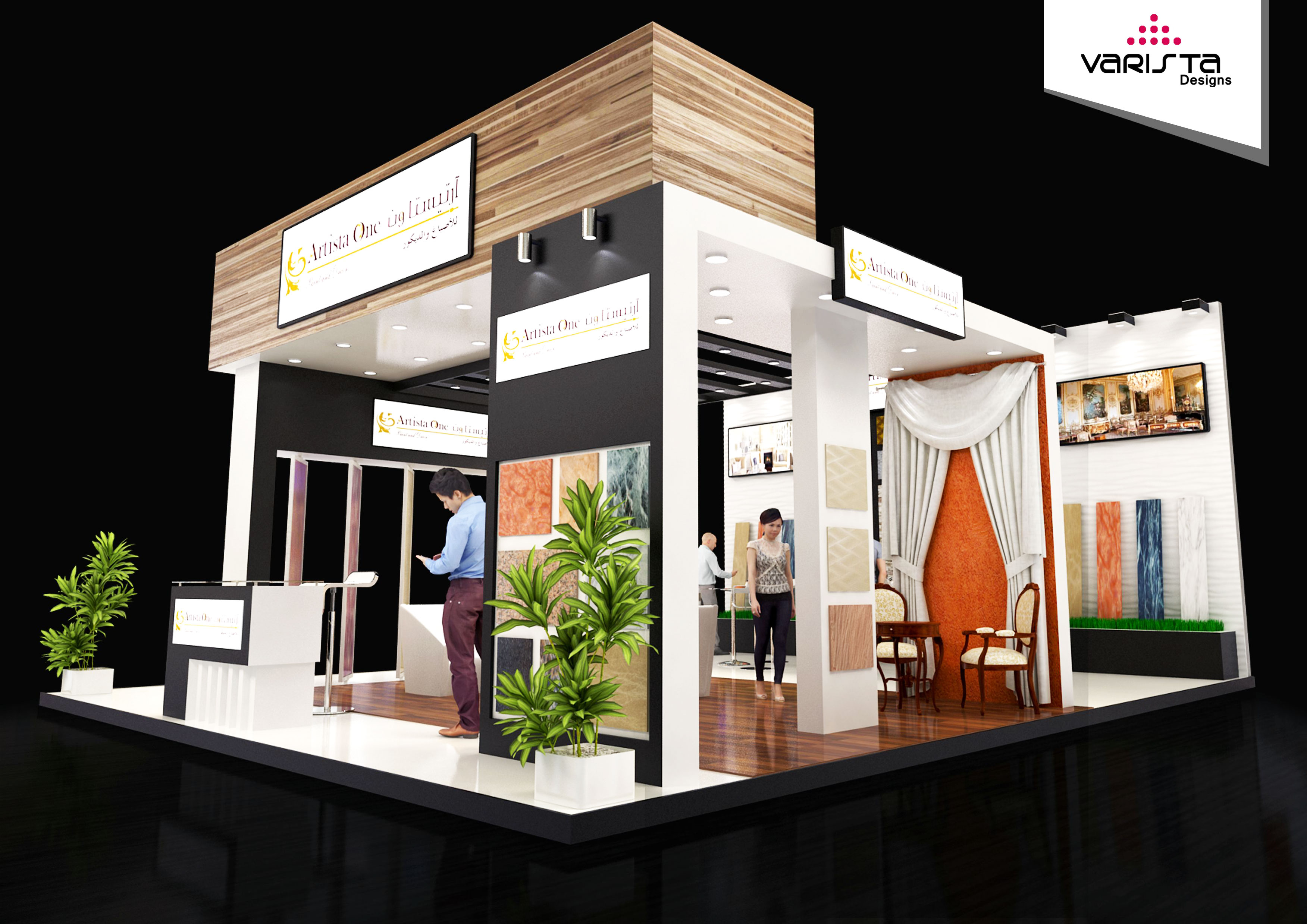 best exhibition stand design for arista one Dubai