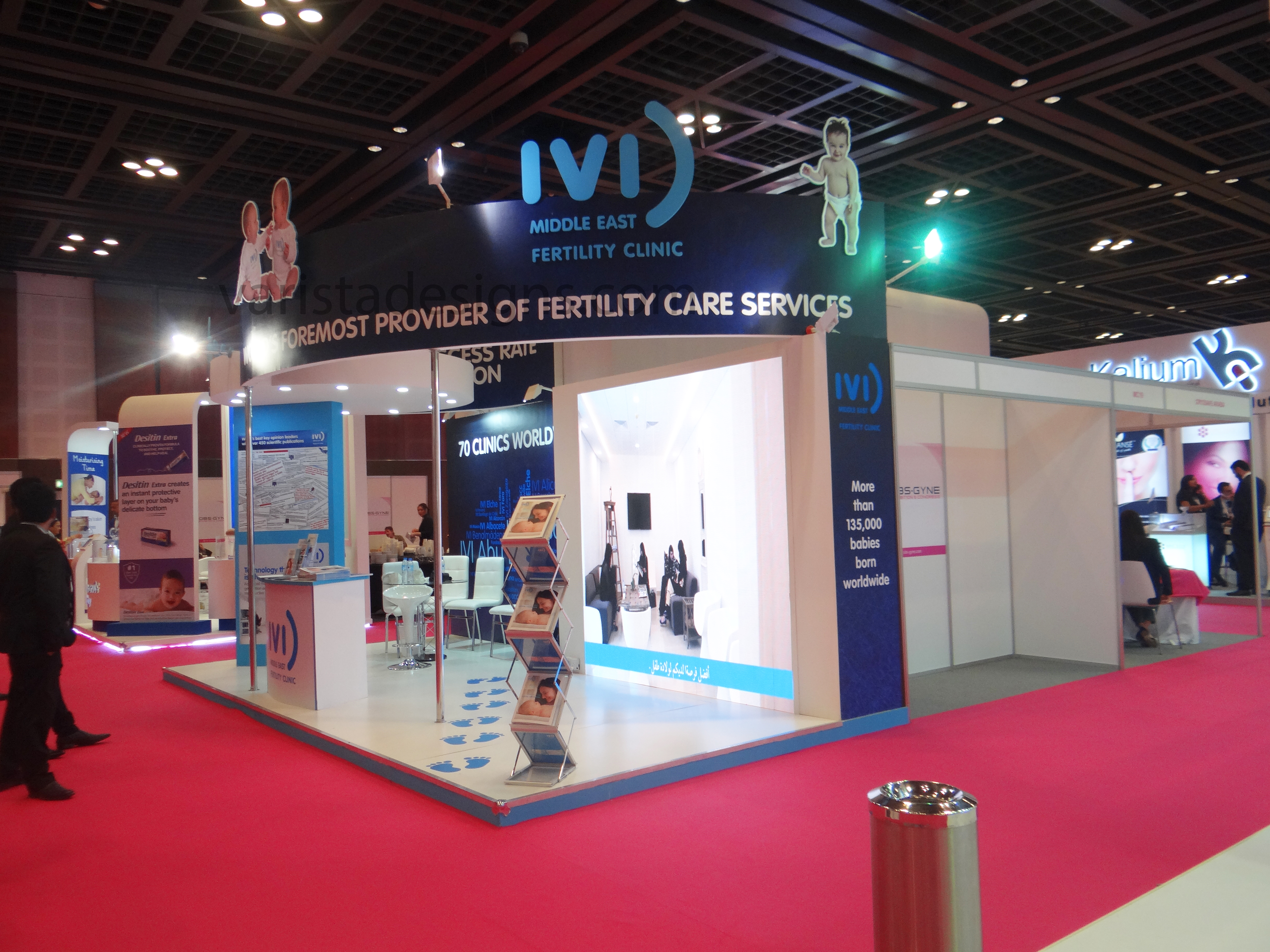  IVI middle east fertility clinic Exhibition Stand Designs