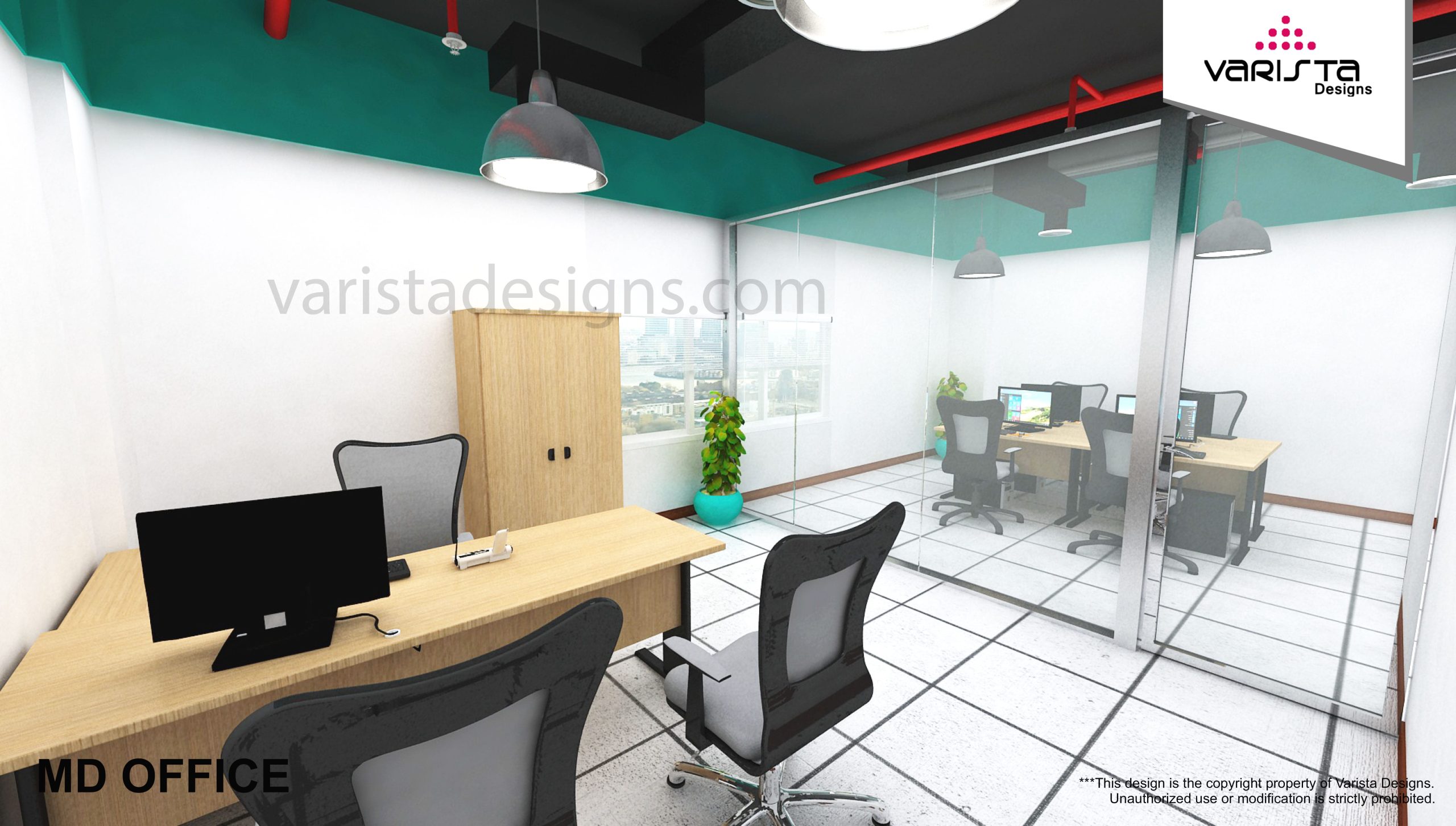 Office Interior Design Proposal for SK Contracting | Varista Designs